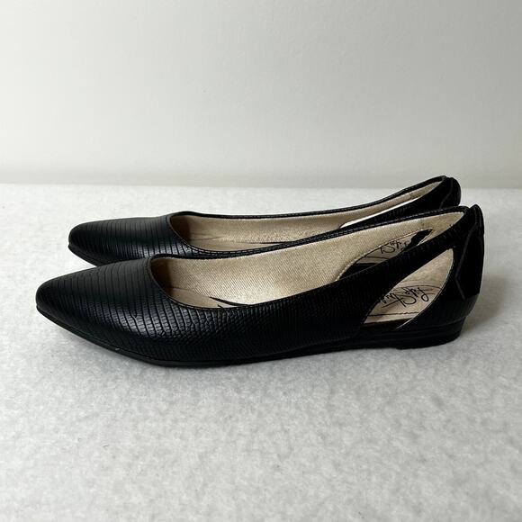 Life Stride Black Quicken Black Ballet Flats - Picture 1 of 9
